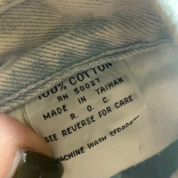 Vintage Western Rope Stitched Straight Jeans Sz 5 Cowgirl Rodeo Embroidered 90s - Picture 9 of 15